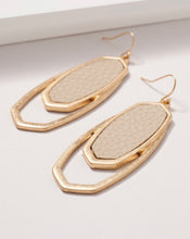 Load image into Gallery viewer, Layered PU Leather Dangle Earrings
