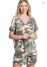 Load image into Gallery viewer, Camo Loungewear Short Set
