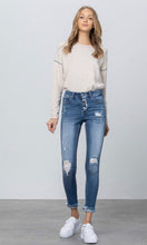Load image into Gallery viewer, Mid-Rise Ankle Skinny Jeans
