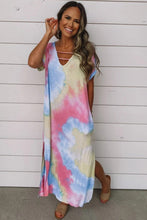 Load image into Gallery viewer, Tie dye maxi dress