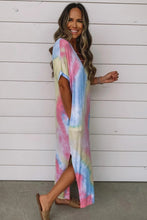 Load image into Gallery viewer, Tie dye maxi dress