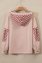 Load image into Gallery viewer, Pink star floral hoodie
