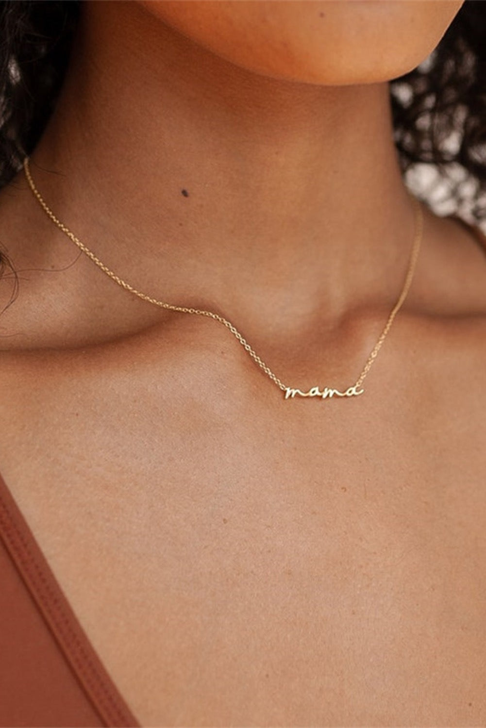 Mama Necklace - cursive