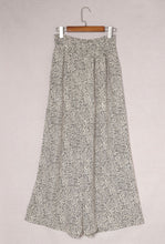 Load image into Gallery viewer, Leopard print smocked high waist flare pants
