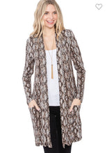 Load image into Gallery viewer, Snakeskin Cardigan
