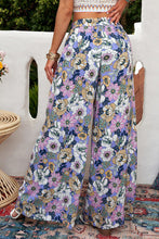 Load image into Gallery viewer, Bohemian floral wide leg pants
