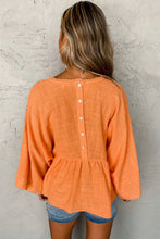 Load image into Gallery viewer, Orange floral kimono sleeves
