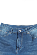 Load image into Gallery viewer, Medium wash high rise flare jeans
