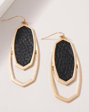 Load image into Gallery viewer, Layered PU Leather Dangle Earrings
