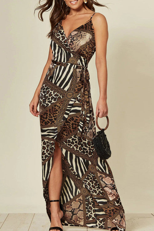 animal print wrap maxi dress Animal print wrap maxi dress – Brooke Ann's Boutique