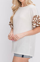 Load image into Gallery viewer, Ruffle Bell sleeve Waffle Top
