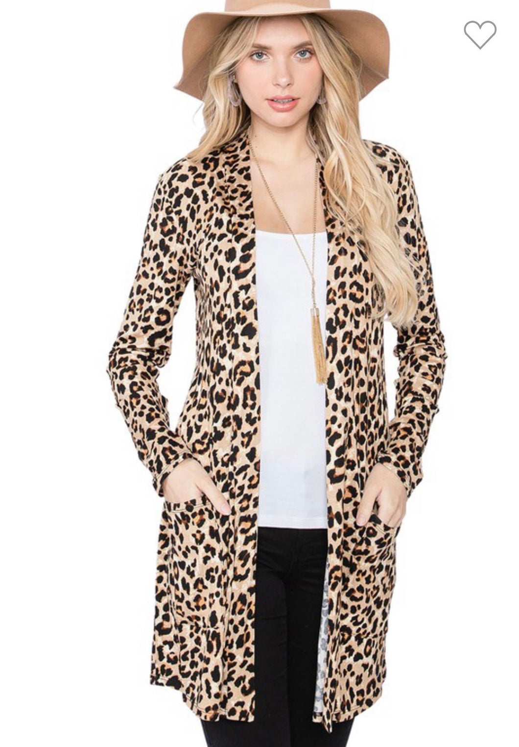 Leopard Print Cardigan