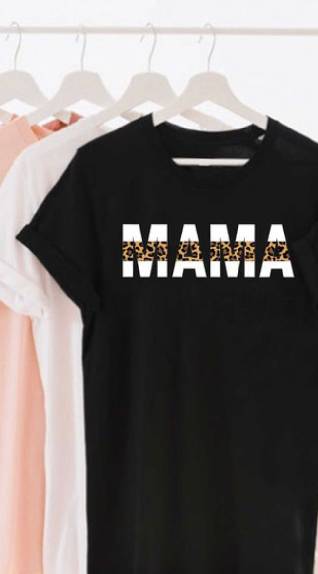 Mama Leopard Graphic Tee