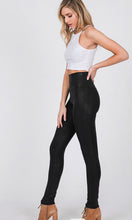 Load image into Gallery viewer, PU Leather Textured Leggings
