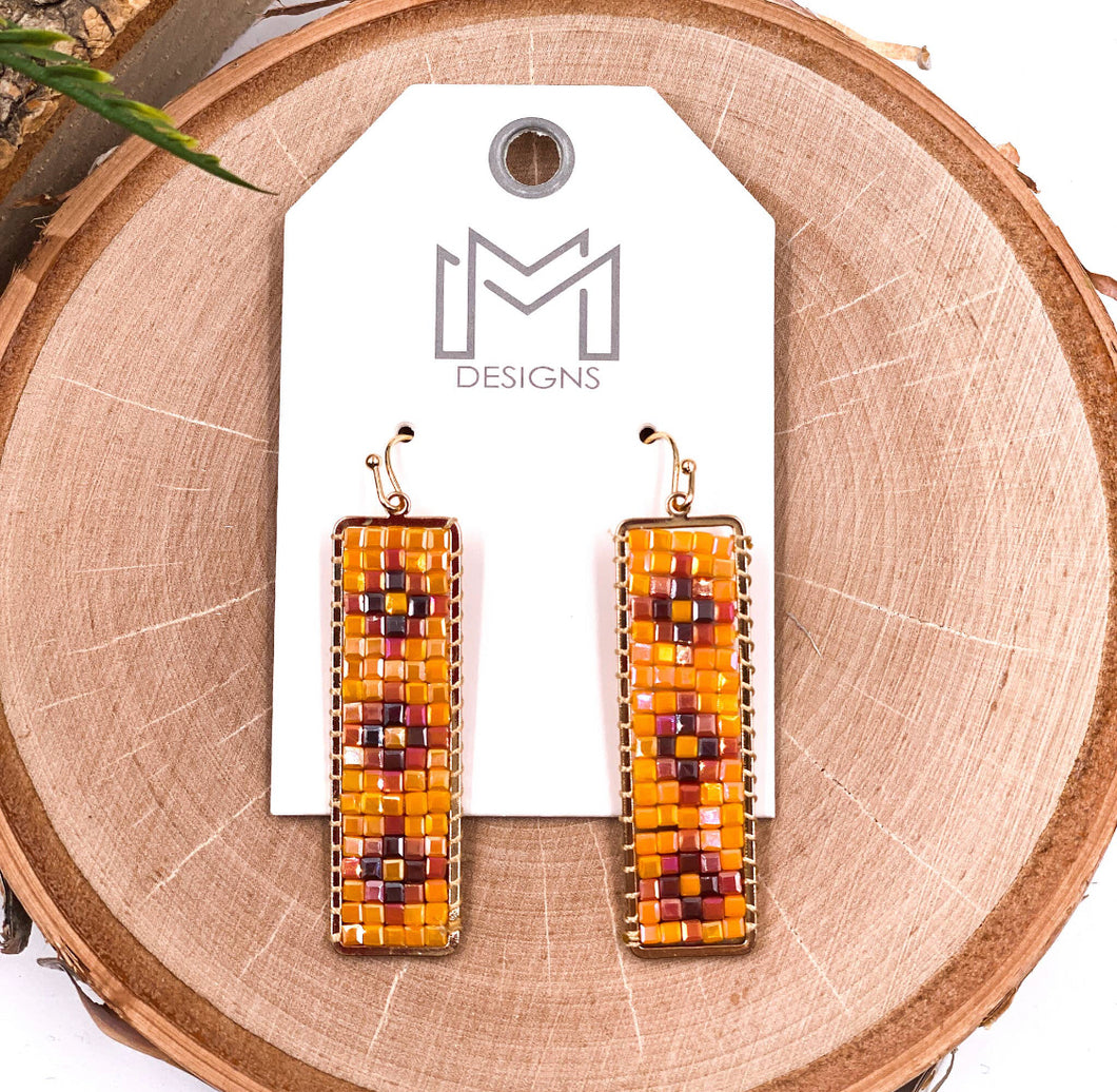 Mustard Multi Cruz Earrings