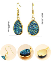 Load image into Gallery viewer, Single Druzy Earrings
