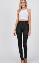 Load image into Gallery viewer, PU Leather Textured Leggings
