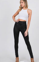 Load image into Gallery viewer, PU Leather Textured Leggings
