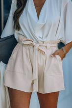 Load image into Gallery viewer, Apricot cotton blend pocketed knit shorts
