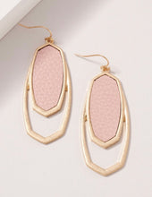 Load image into Gallery viewer, Layered PU Leather Dangle Earrings
