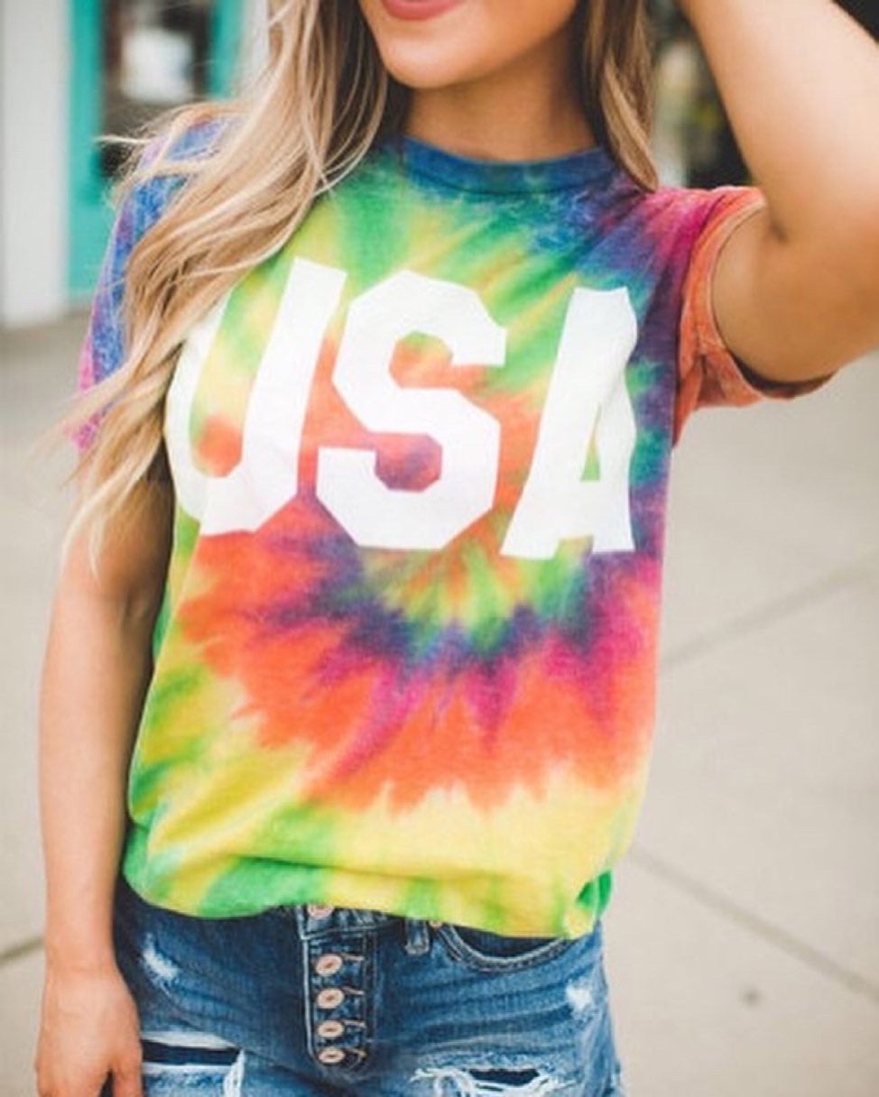 USA tie dye