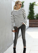 Load image into Gallery viewer, Stripe Crew Neck Sweater
