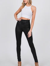 Load image into Gallery viewer, PU Leather Textured Leggings
